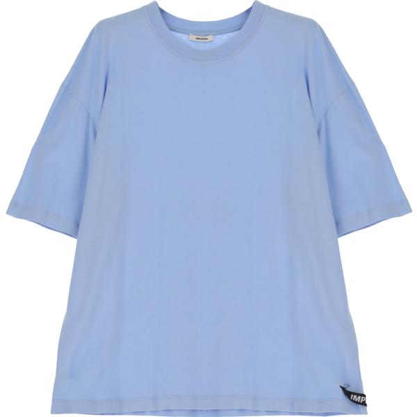 t-shirt Imperial blu tinta unita