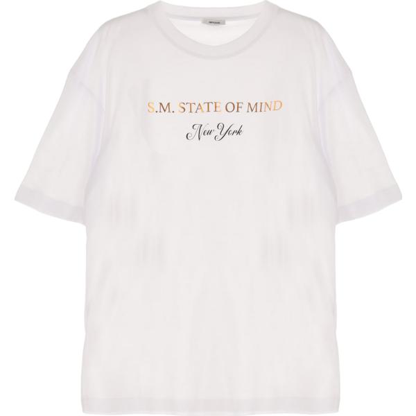 t-shirt Imperial bianco con stampe