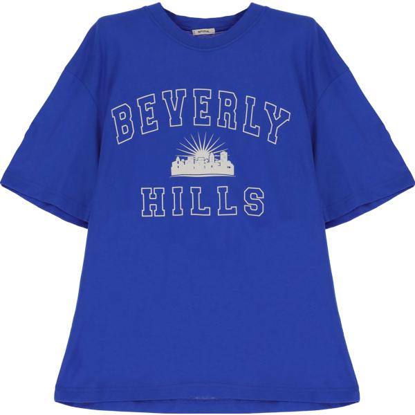 t-shirt Imperial blu con stampe