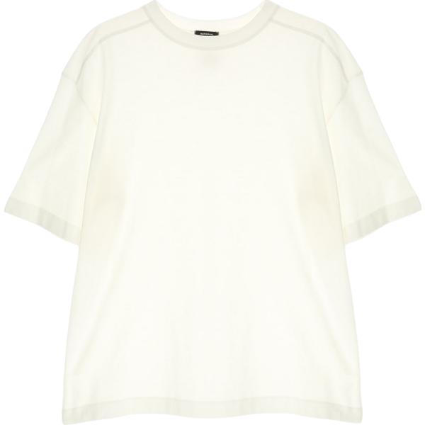 t-shirt Imperial bianco tinta unita