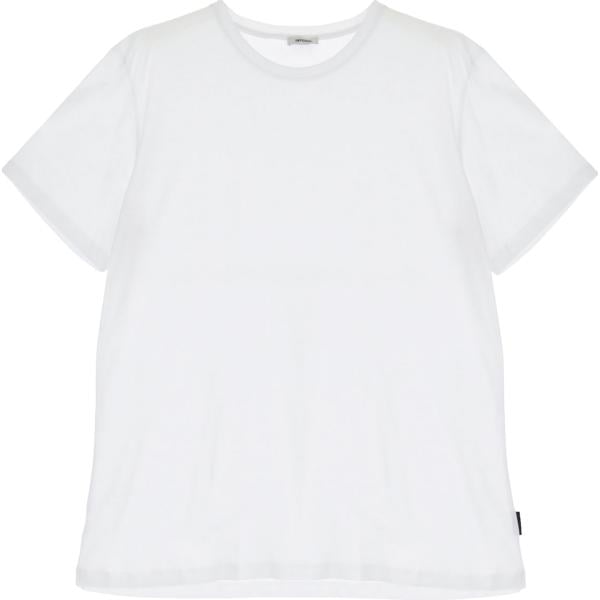 t-shirt Imperial bianco tinta unita