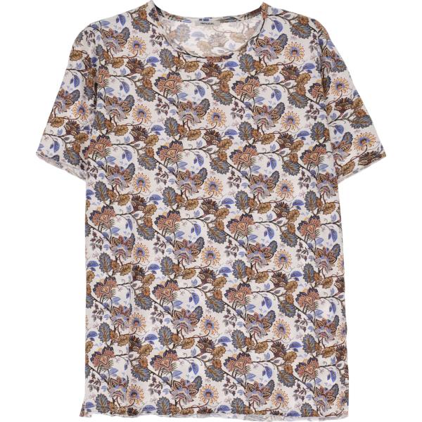 t-shirt Imperial marrone a fiori