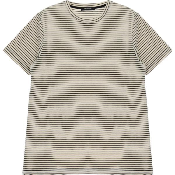 t-shirt Imperial bianco a righe