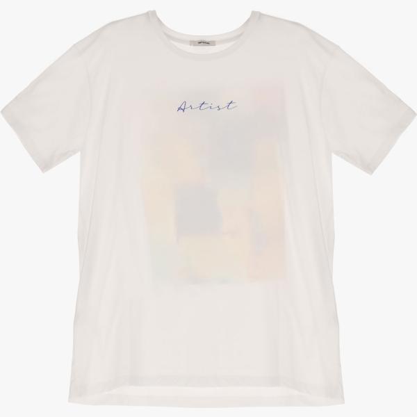 t-shirt Imperial bianco con stampe