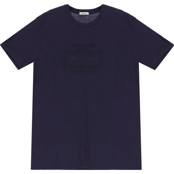 t-shirt Imperial blu tinta unita