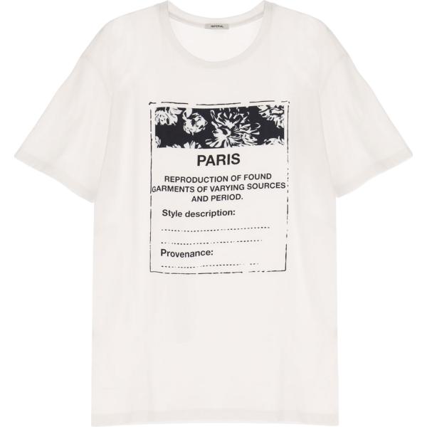 t-shirt Imperial bianco con stampe