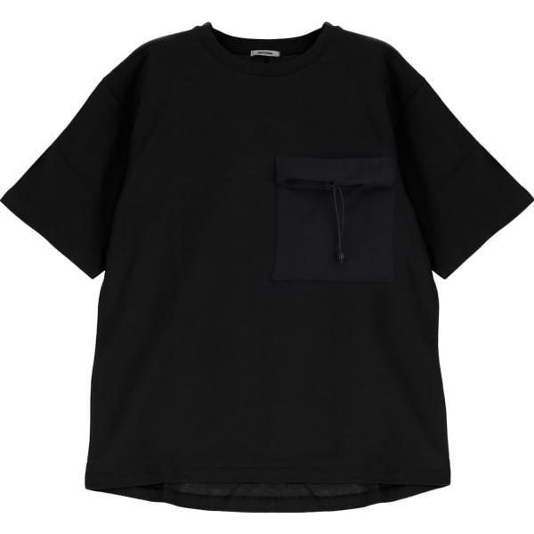 t-shirt Imperial nero tinta unita