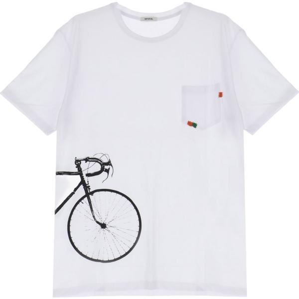 t-shirt Imperial bianco con stampe