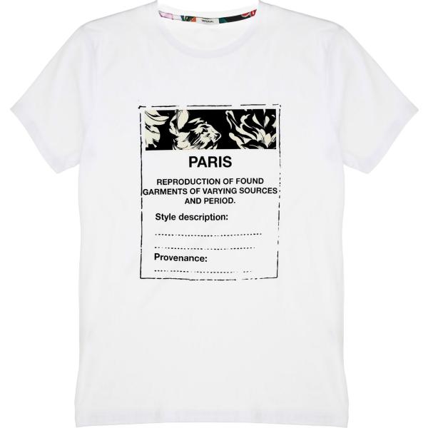 t-shirt Imperial bianco con stampe