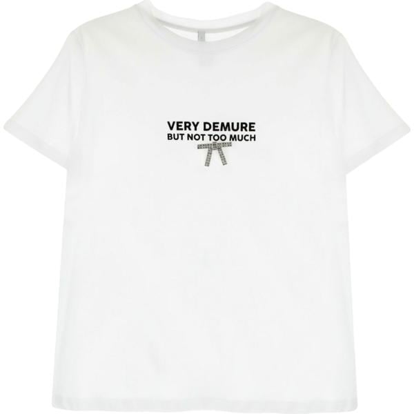 t-shirt Imperial bianco con stampe