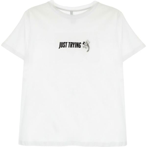 t-shirt Imperial bianco con stampe