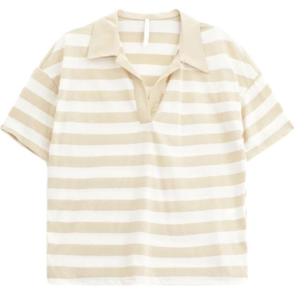 polo Imperial bianco a righe