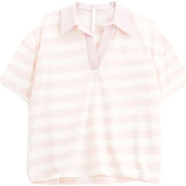 polo Imperial bianco a righe