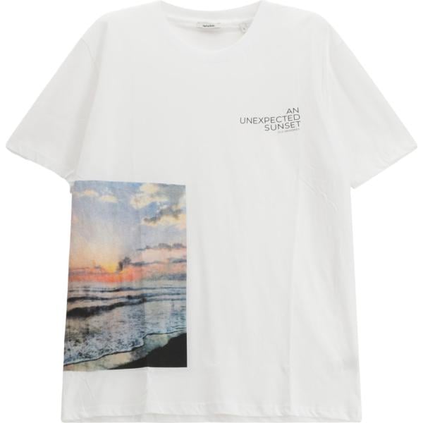 t-shirt Imperial bianco con stampe