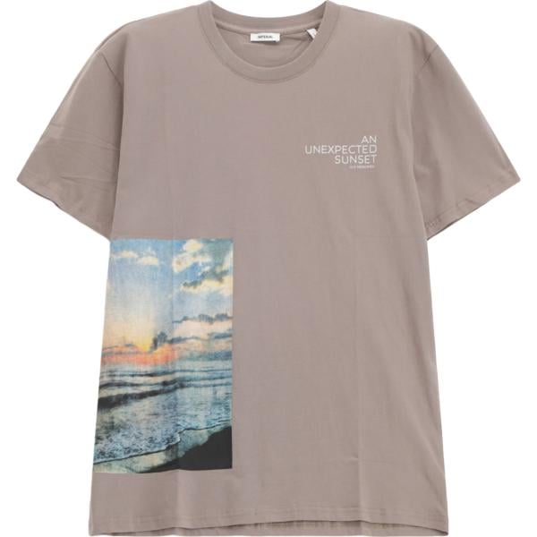 t-shirt Imperial viola con stampe
