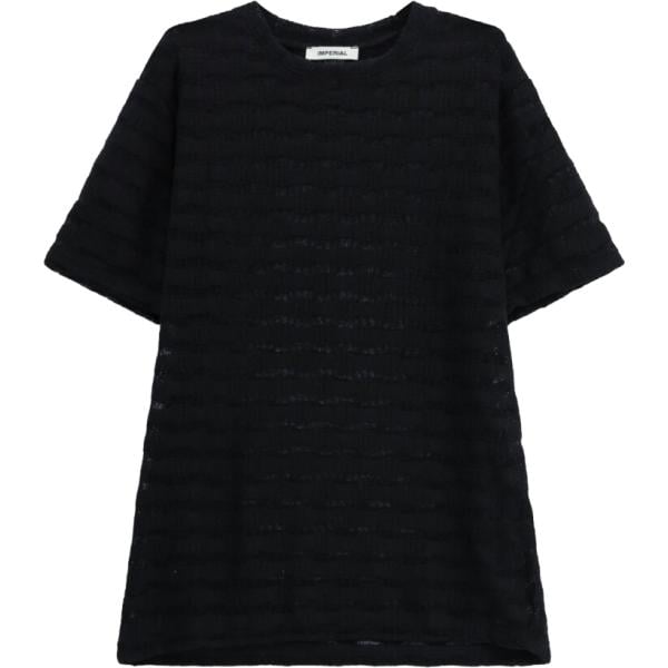 t-shirt Imperial nero a righe