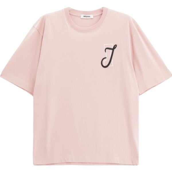 t-shirt Imperial marrone con stampe