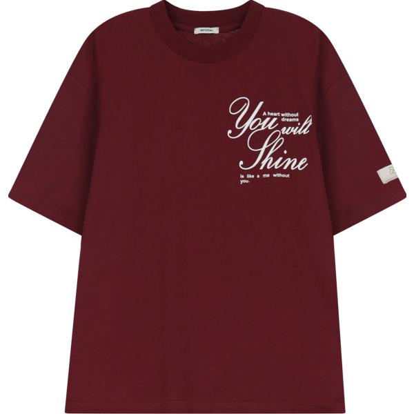 t-shirt Imperial rosso con stampe