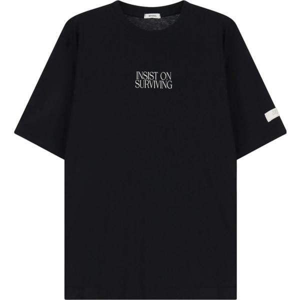 t-shirt Imperial nero con stampe