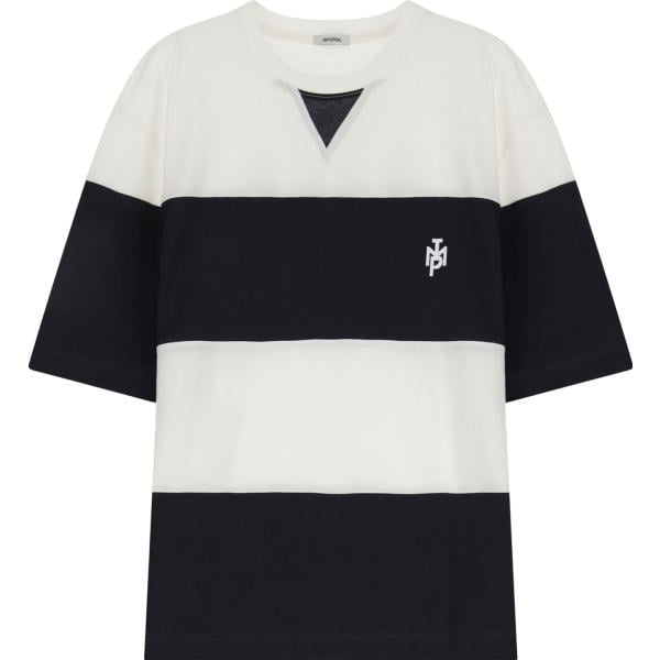 t-shirt Imperial multicolore a righe