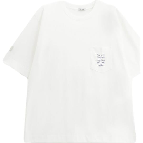 t-shirt Imperial bianco con stampe