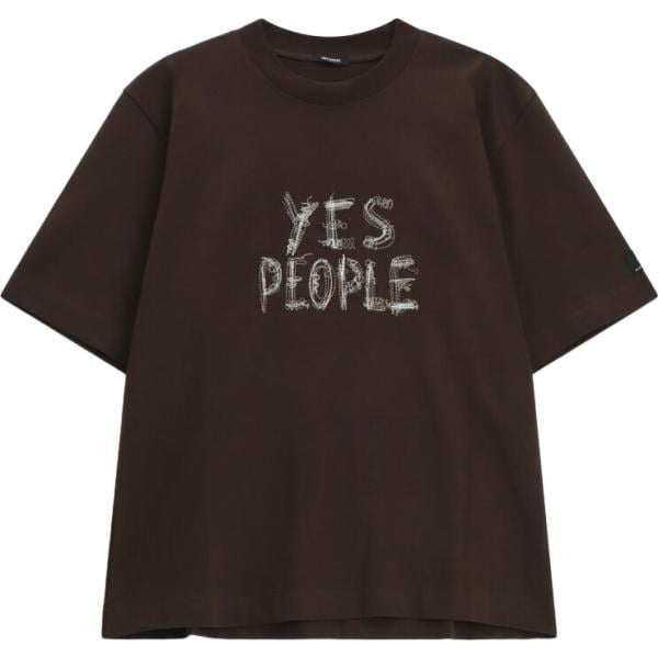 t-shirt Imperial marrone con stampe