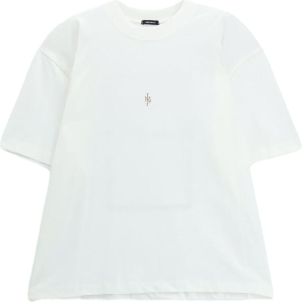 t-shirt Imperial bianco con stampe