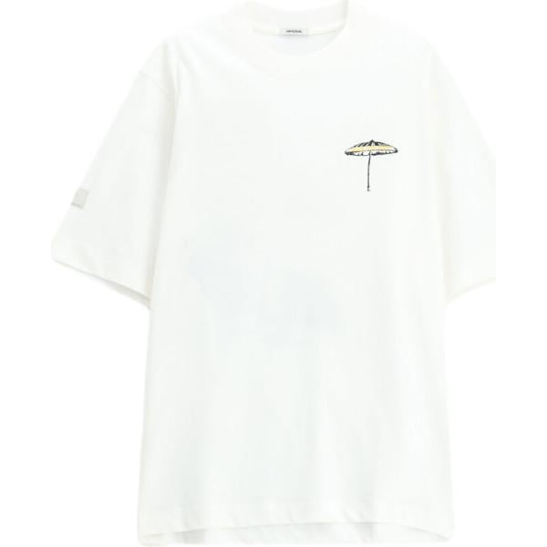 t-shirt Imperial bianco con stampe