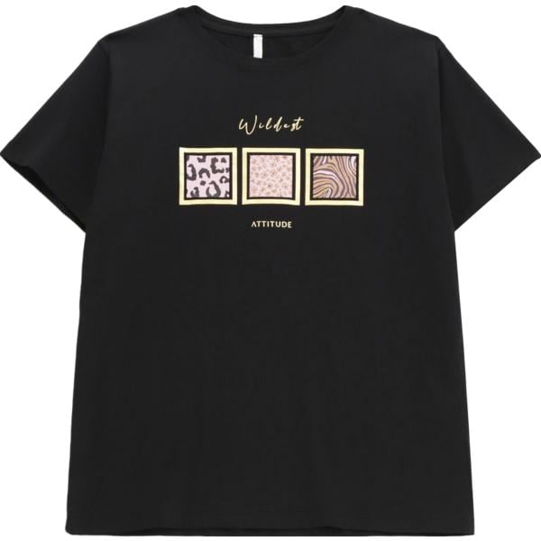 t-shirt Imperial nero con stampe