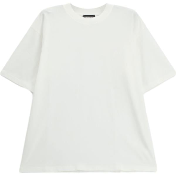 t-shirt Imperial bianco tinta unita