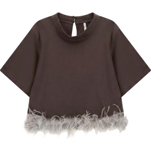 t-shirt Imperial marrone