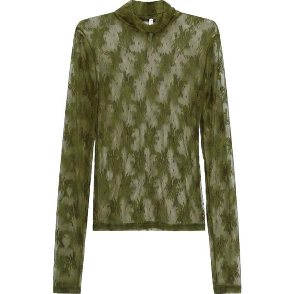 t-shirt Imperial verde a fiori
