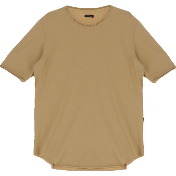 t-shirt Imperial marrone tinta unita