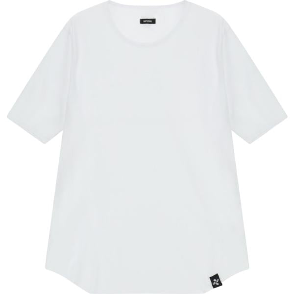 t-shirt Imperial bianco tinta unita