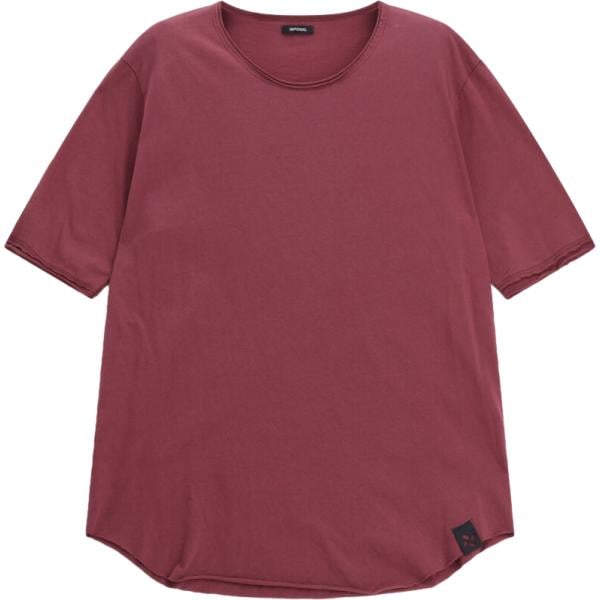 T-shirt da uomo in viola scuro girocollo a maniche corte Imperial