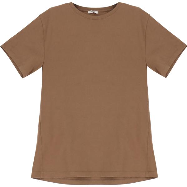t-shirt Imperial marrone tinta unita