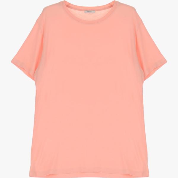 t-shirt Imperial rosa tinta unita