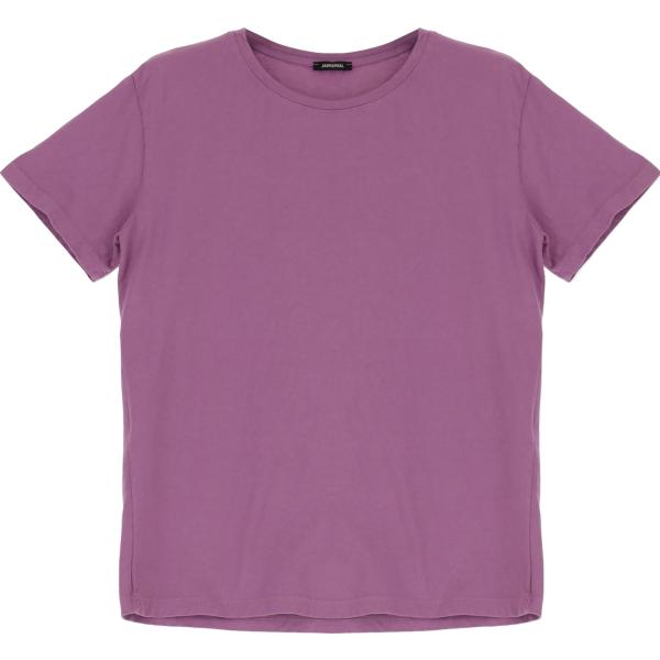 t-shirt Imperial viola tinta unita