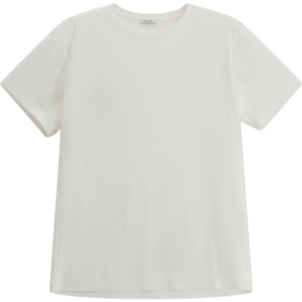 t-shirt Imperial bianco tinta unita