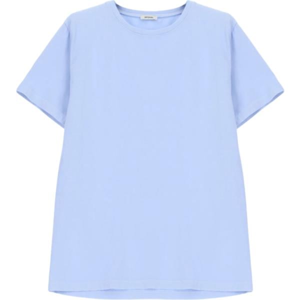t-shirt Imperial blu tinta unita