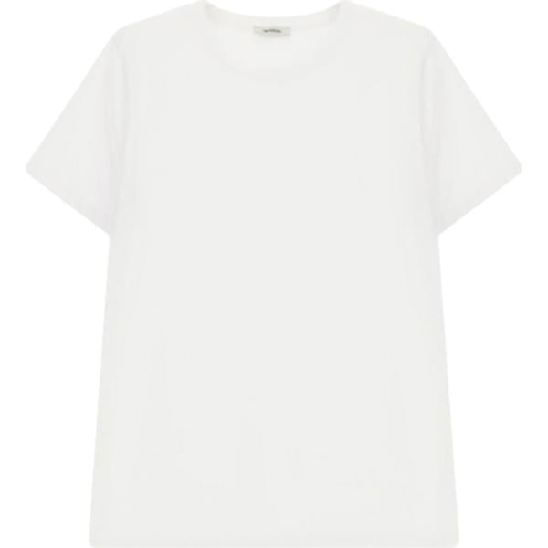 t-shirt Imperial bianco tinta unita