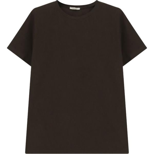 t-shirt Imperial marrone tinta unita