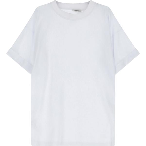 t-shirt Imperial bianco tinta unita
