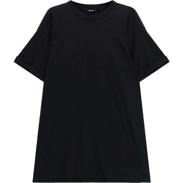 T-shirt da uomo in nero pece girocollo a maniche corte Imperial