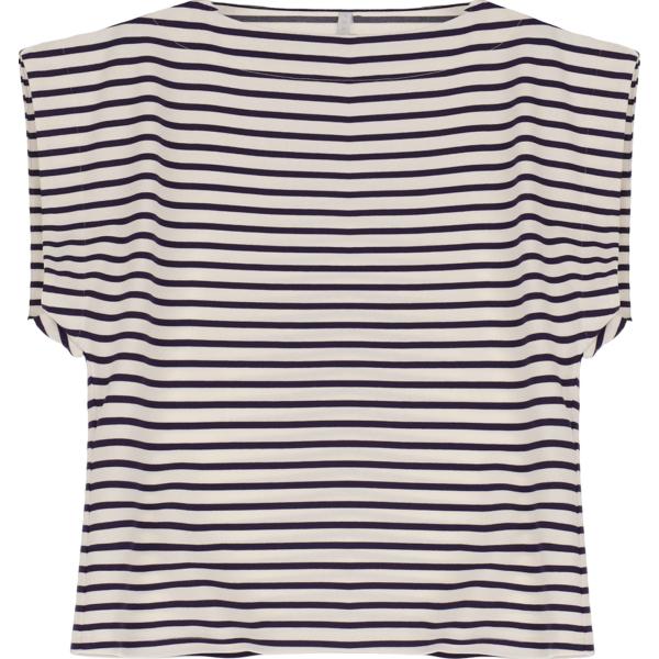 t-shirt Imperial bianco a righe