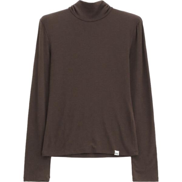 T-shirt da donna collo alto a maniche lunghe Imperial