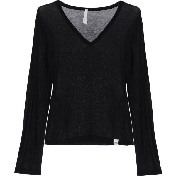 t-shirt Imperial nero tinta unita