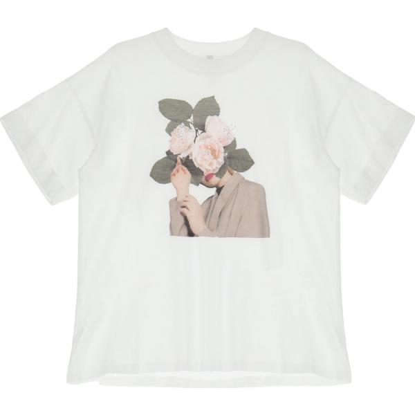 t-shirt Imperial bianco con stampe