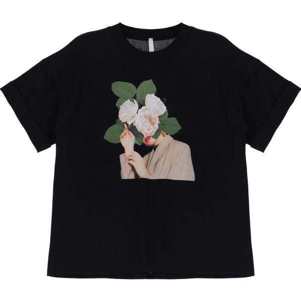 t-shirt Imperial nero con stampe