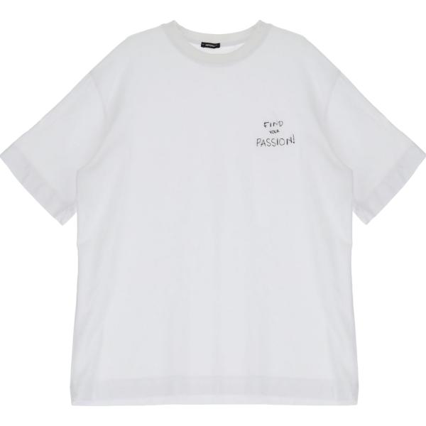 t-shirt Imperial bianco con stampe